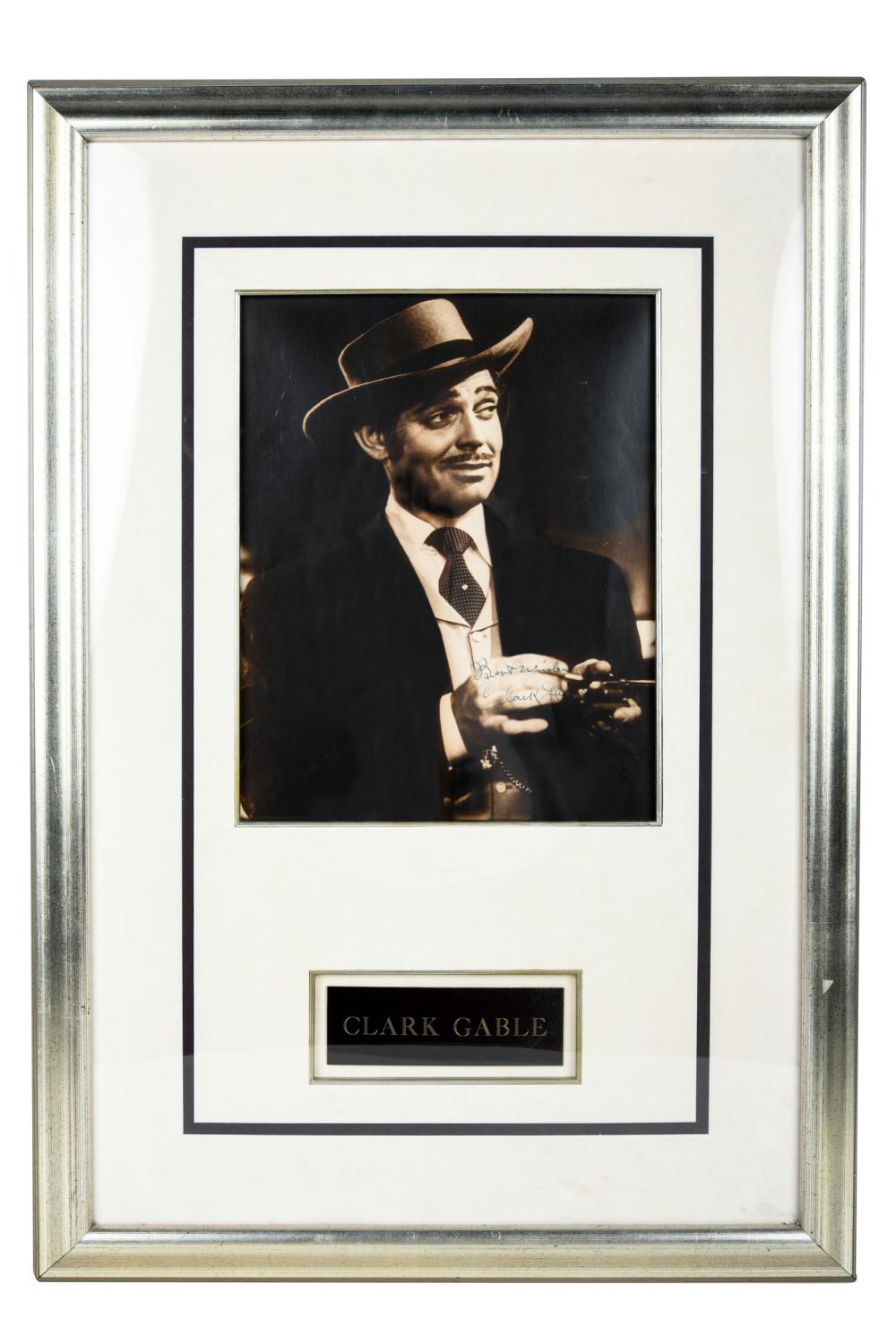 CLARK GABLE 1901 1960 SIGNED 337810