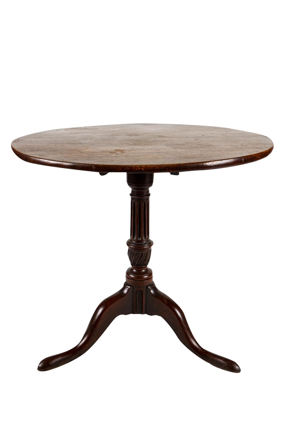 GEORGIAN MAHOGANY TRIPOD TEA TABLECondition  337864