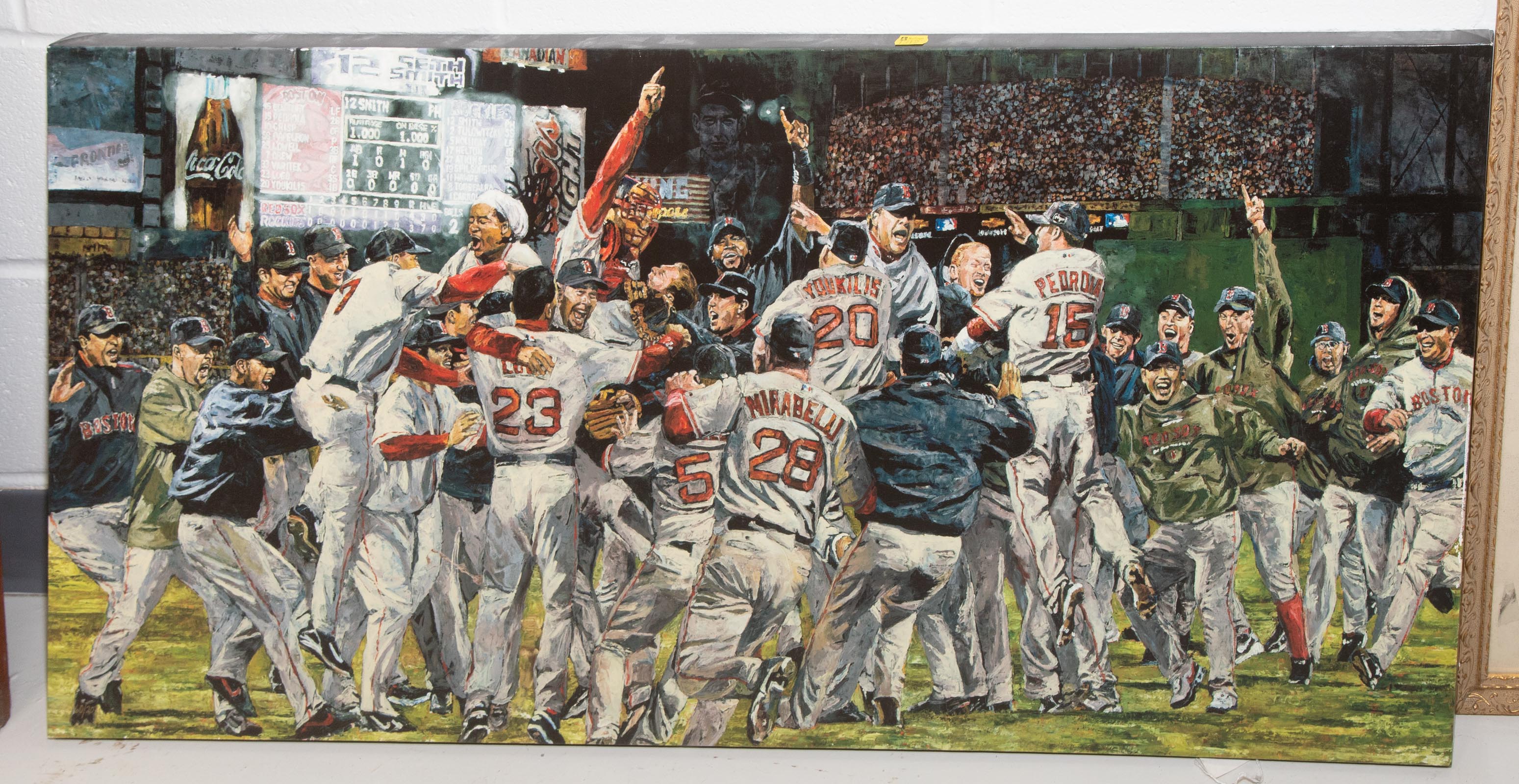 UNFRAMED GICLEE ON CANVAS BASEBALL 3378e1