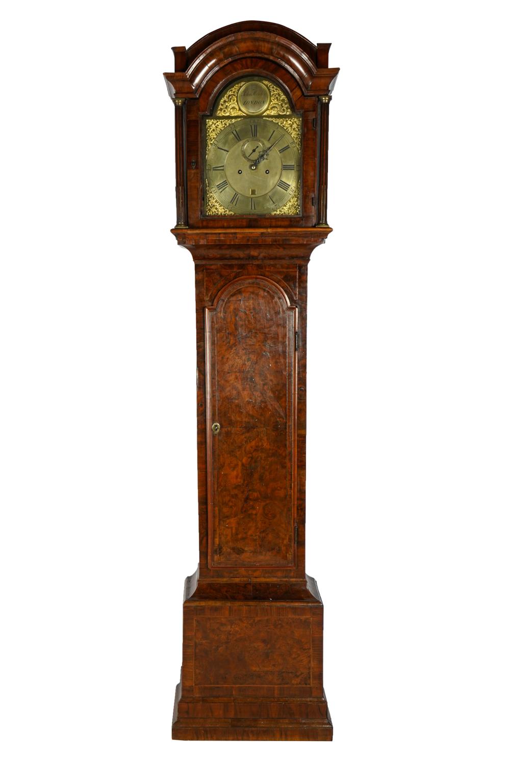 ENGLISH WALNUT GRANDFATHER'S CLOCKclock