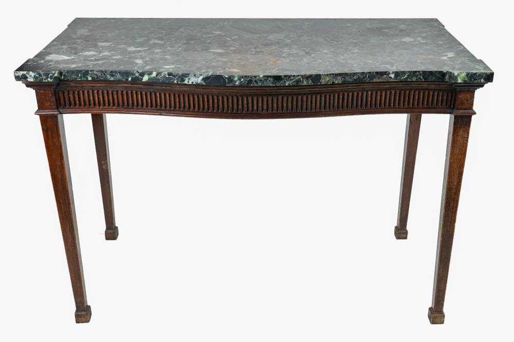 REGENCY-STYLE MARBLE-TOP CONSOLEwith