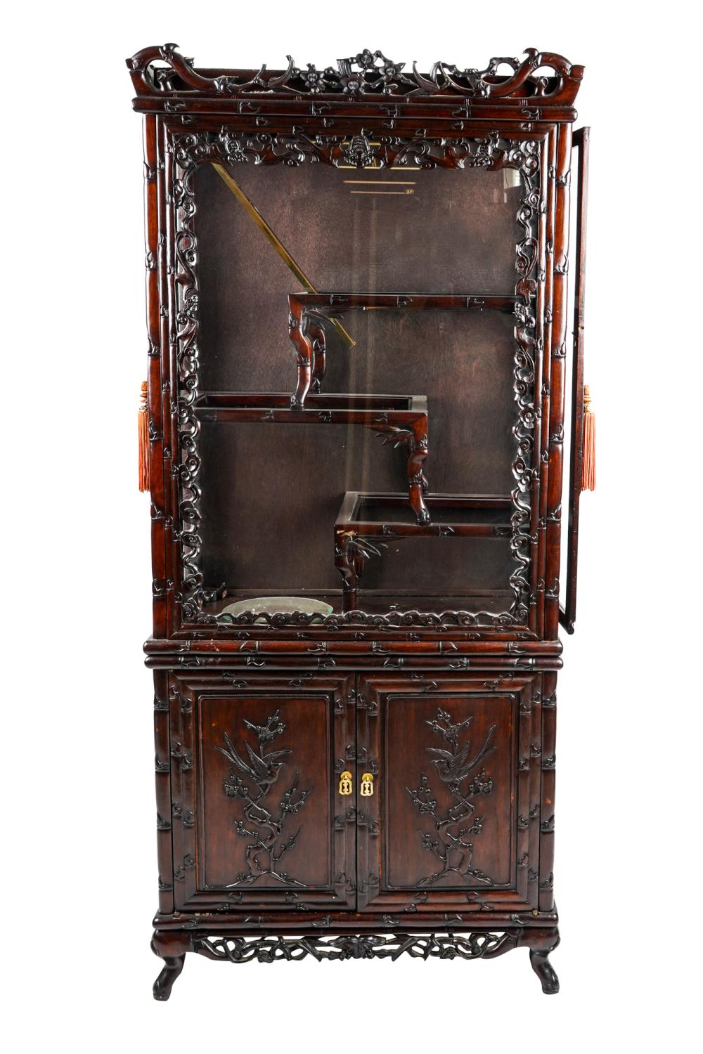 CHINESE STYLE DISPLAY CABINETlate 20th