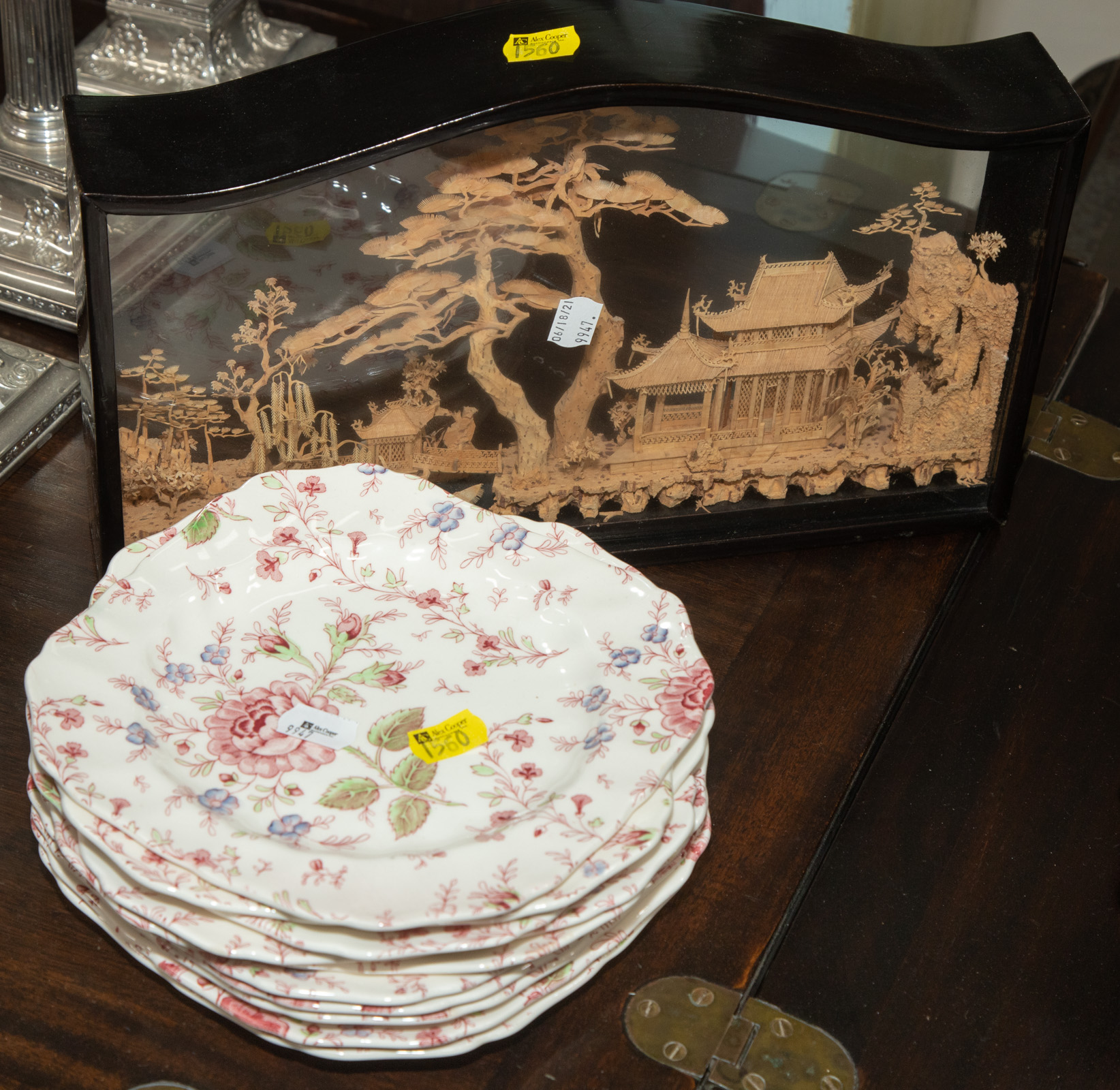 10 JOHNSON BROS ROSE CHINTZ LUNCH 337a88