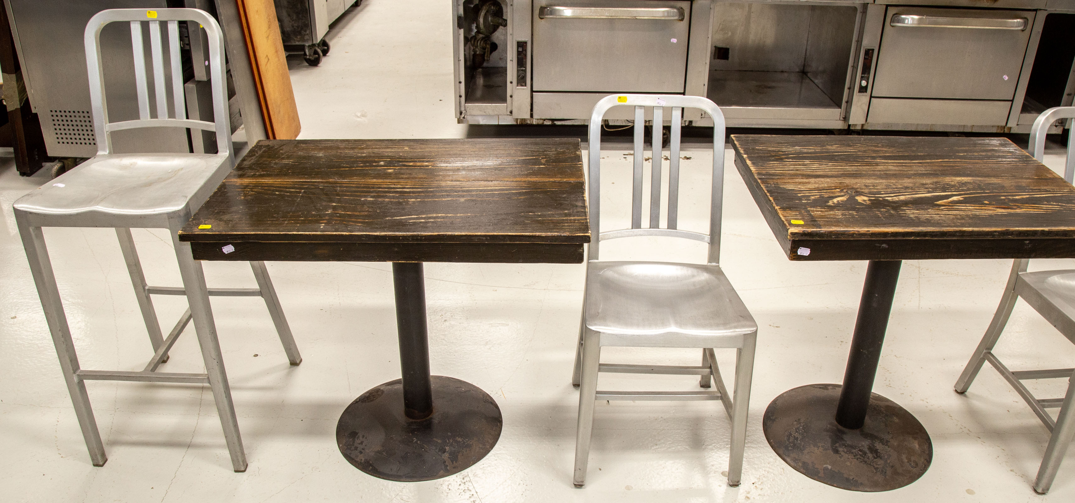 TWO WOODBERRY KITCHEN TABLES &