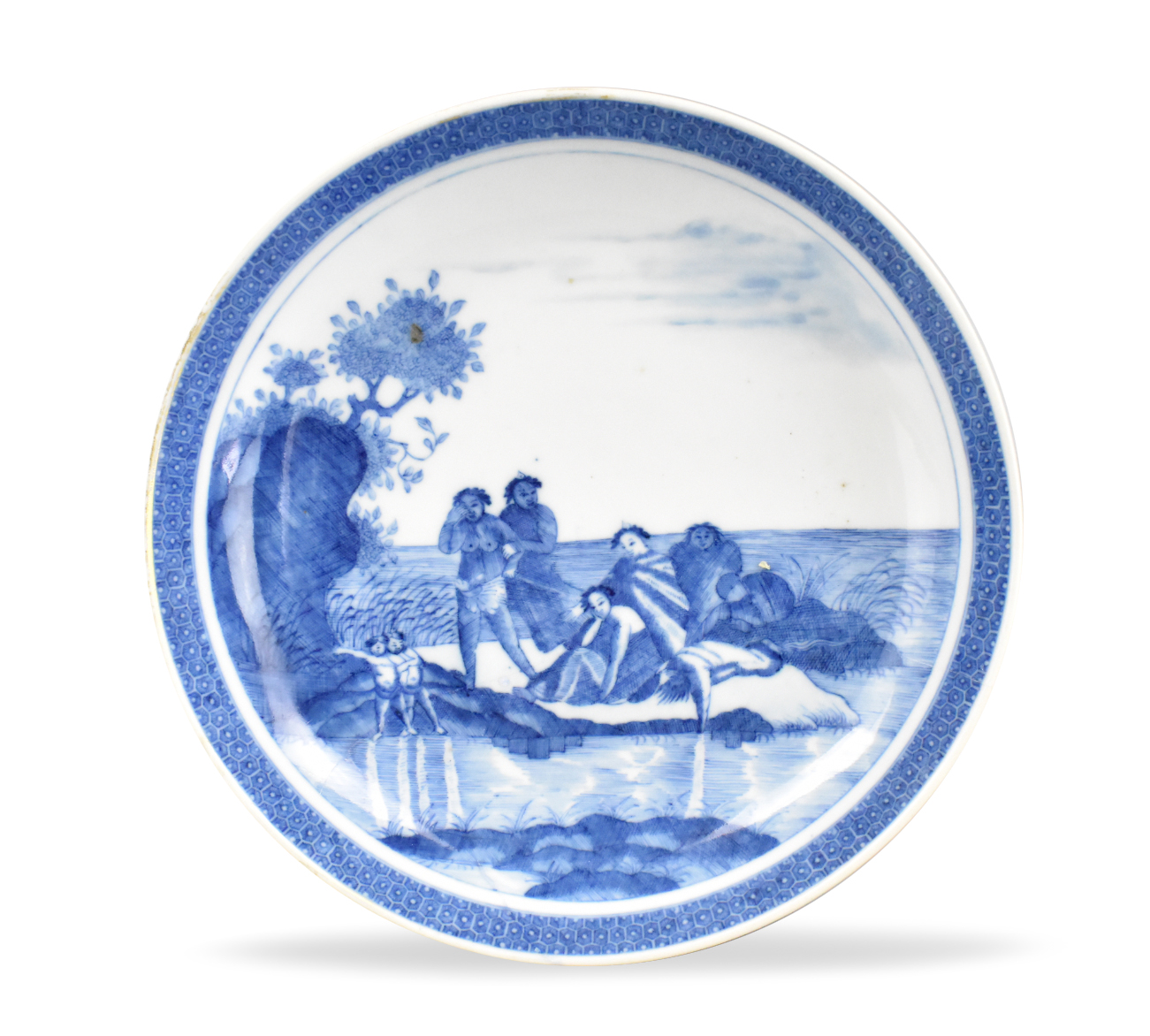 DUTCH MARKET BLUE WHITE MYTHOLOGICAL 33a2d7