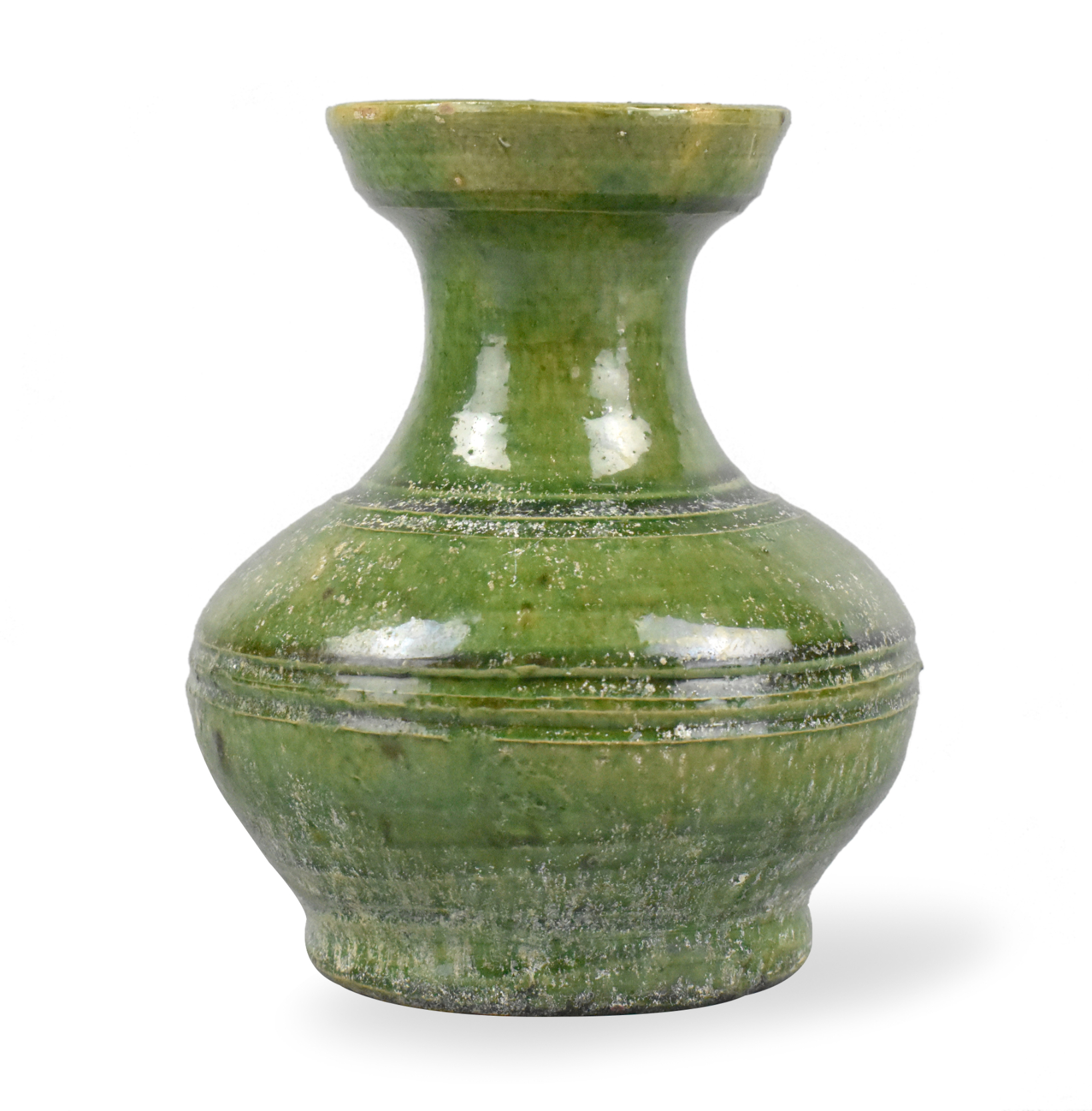 CHINESE GREEN GLAZED JAR HAN DYNASTY 33a327