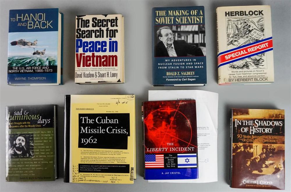 EIGHT VIETNAM/COLD WAR BOOKS FROM THE