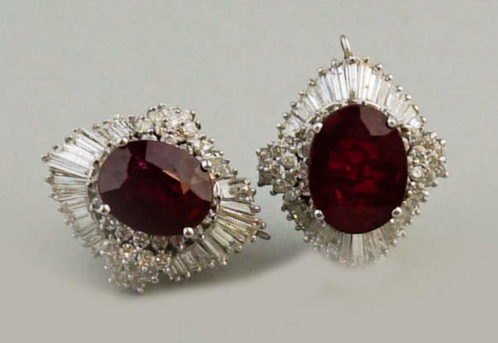 14K WHITE GOLD RUBY AND DIAMOND 33a4c3
