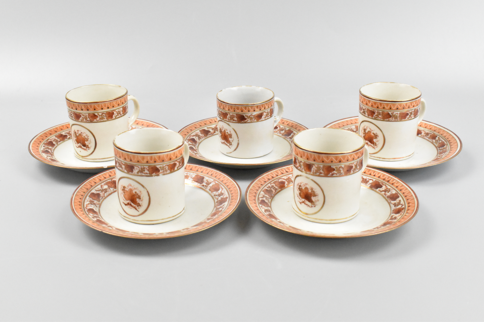 SET OF 5 CHINESE EXPORT TEACUP 33a546