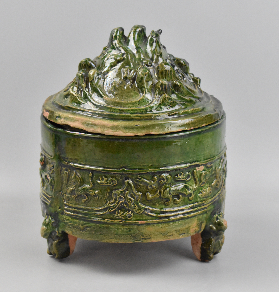 CHINESE GREEN GLAZED CENSER HAN 33a547