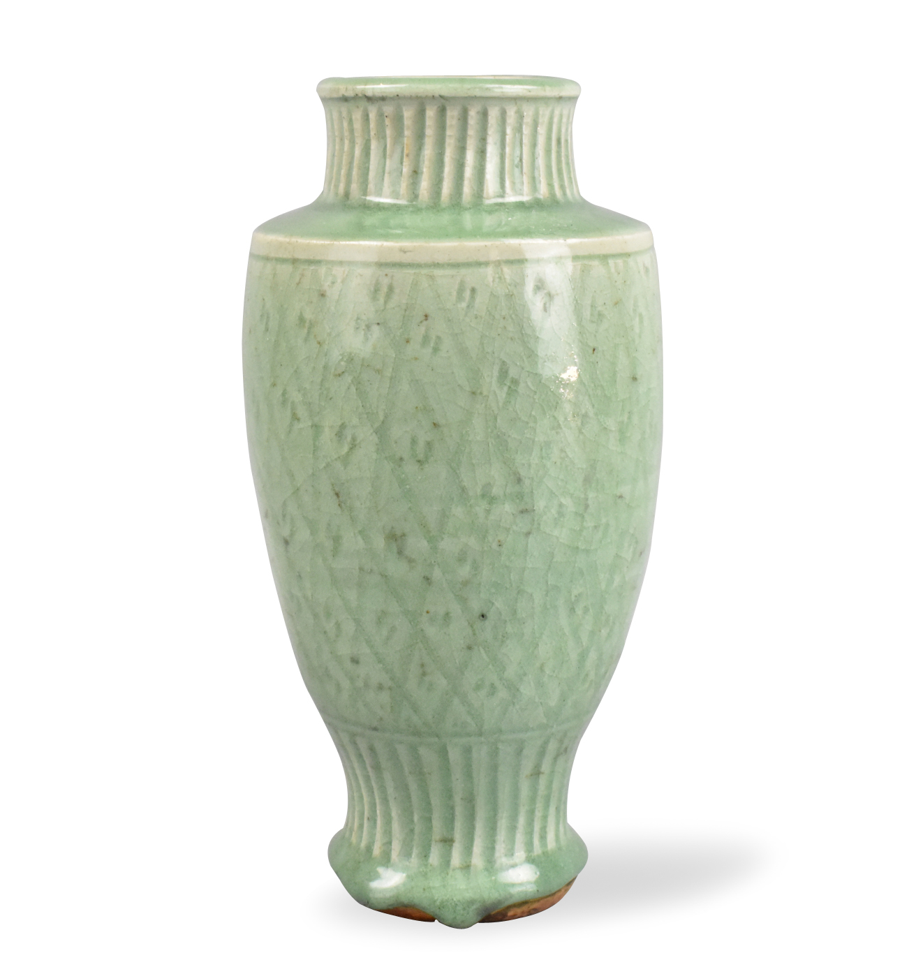 CHINESE LONGQUAN WARE CELADON GLAZED