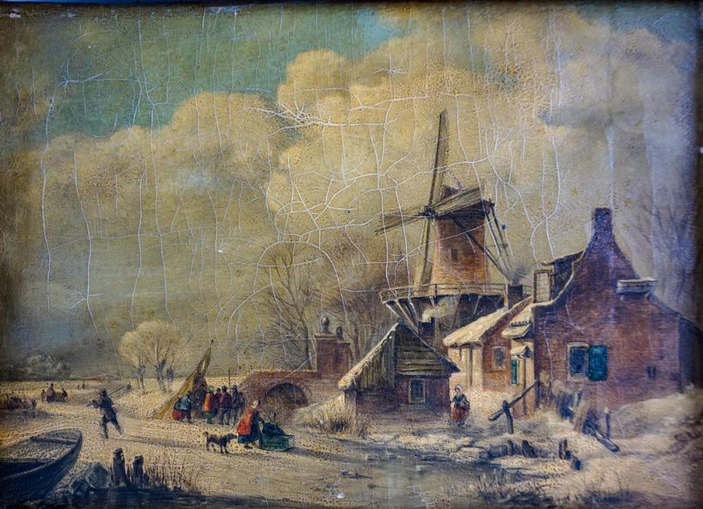 DUTCH SCHOOL 19TH CENTURY WINTER 33a61a