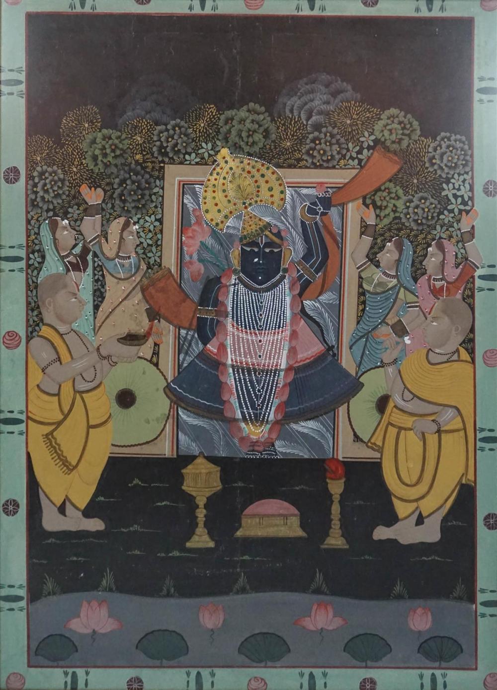 INDIAN SCHOOL HINDU GOD SURROUNDED 33a615