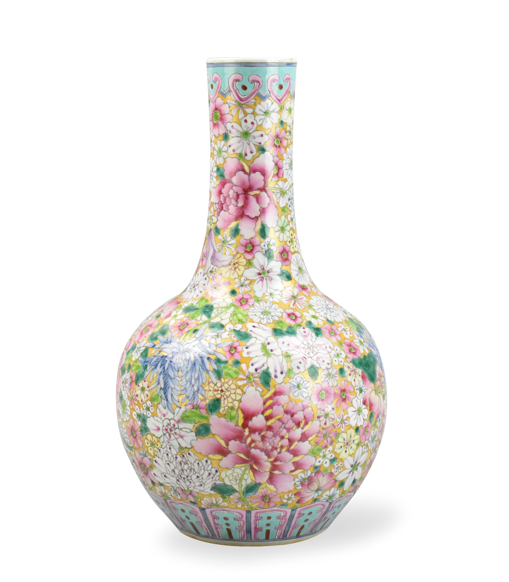 LARGE CHINESE MILLIFLORAL GLOBULAR 33a733