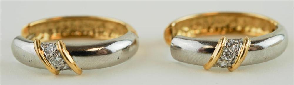 PLATINUM 18K YELLOW GOLD AND DIAMOND 33a755