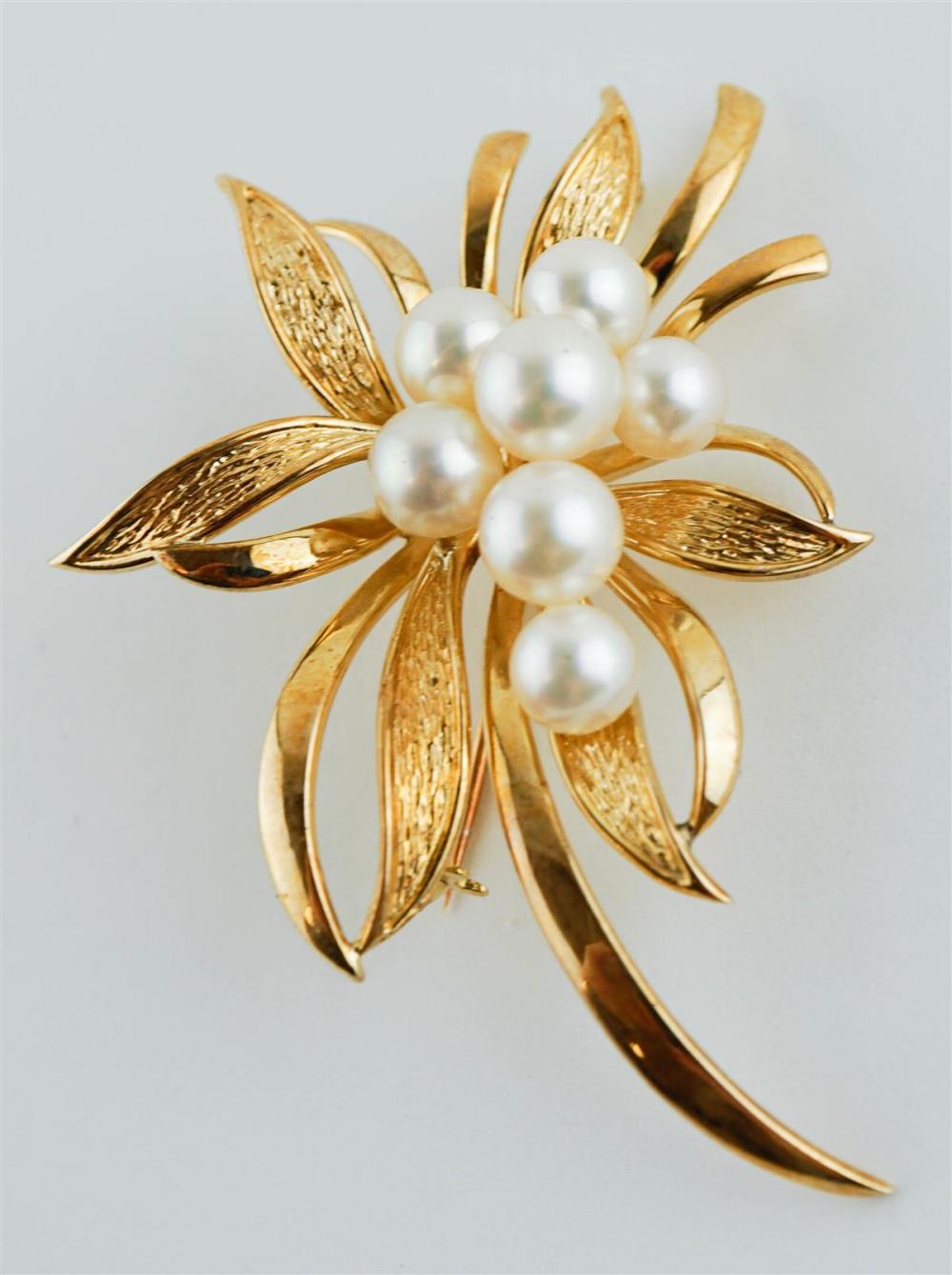 VINTAGE MIKIMOTO 14K YELLOW GOLD