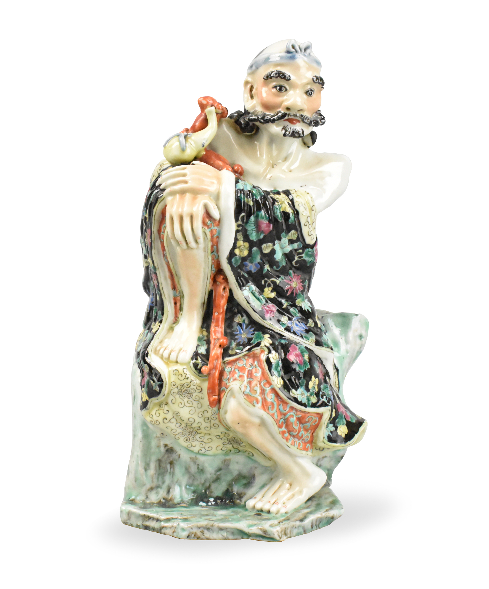 CHINESE FAMILLE ROSE FIGURINE,