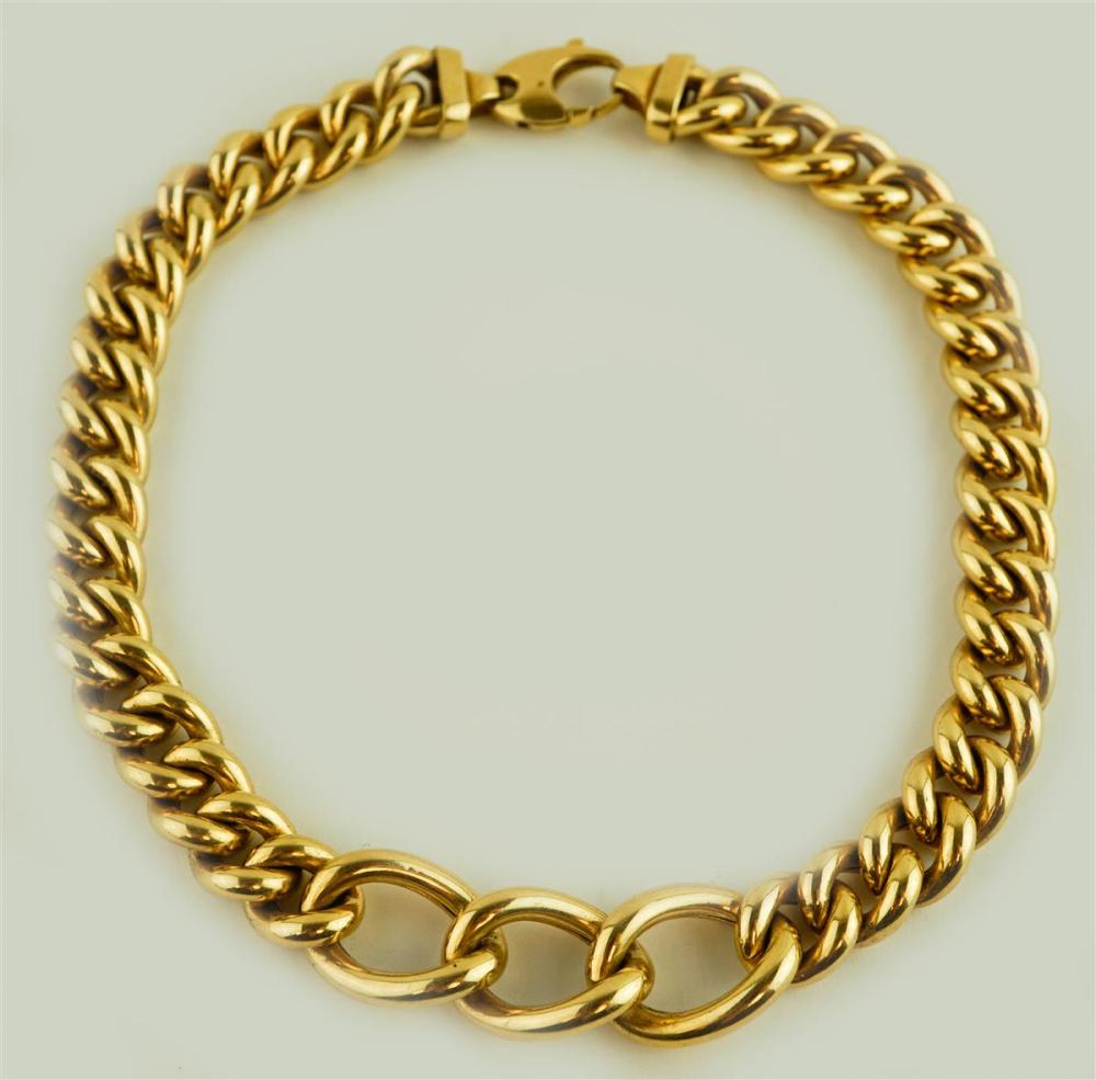 18K YELLOW GOLD OPEN LINK CHAIN18K