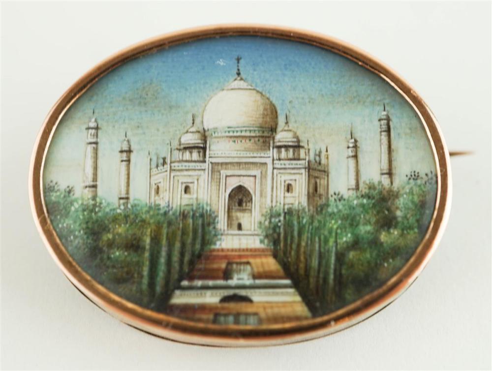 VINTAGE 14K YELLOW GOLD TAJ MAHAL