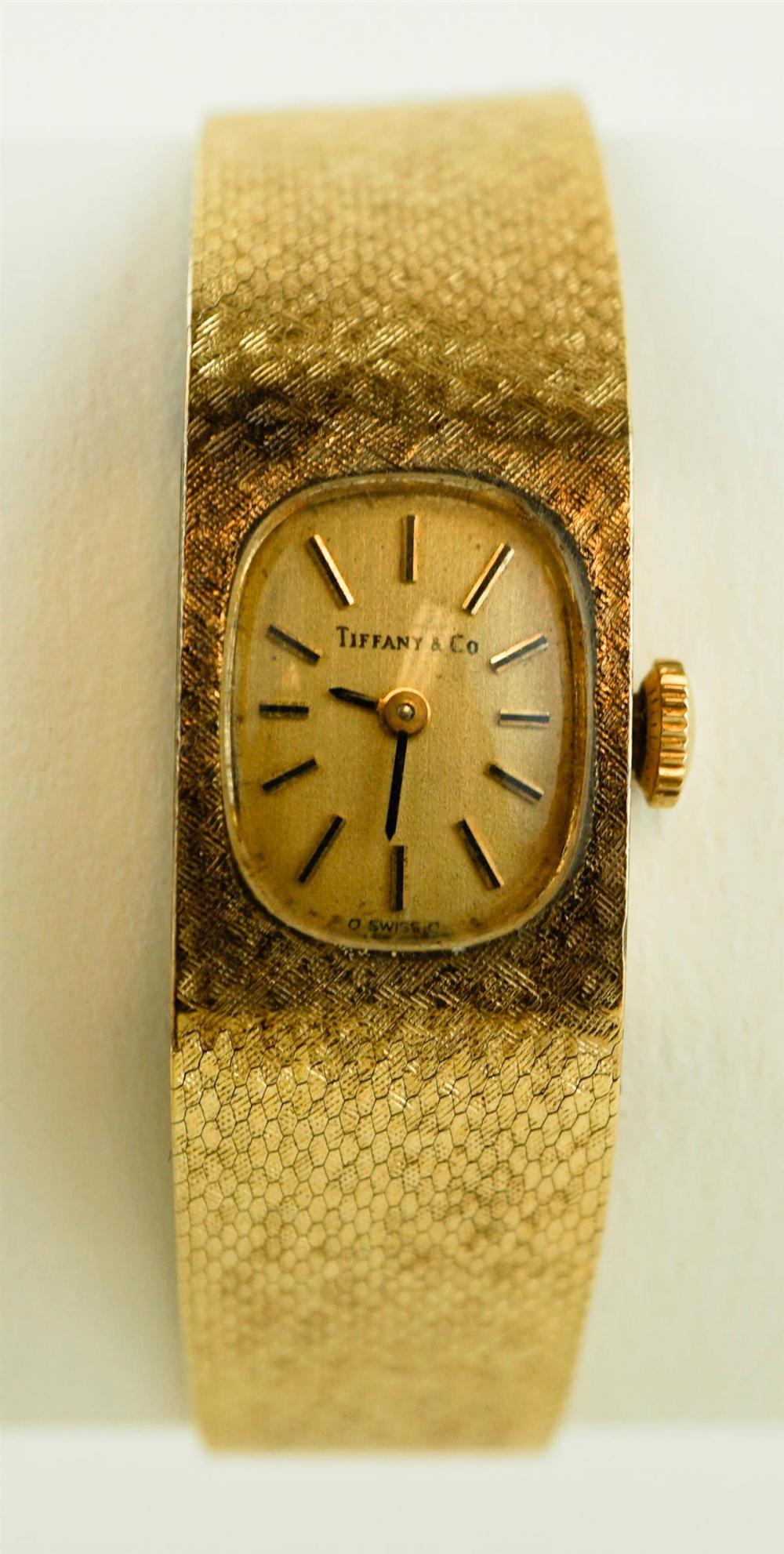 TIFFANY & CO. 14K YELLOW GOLD WATCHTIFFANY