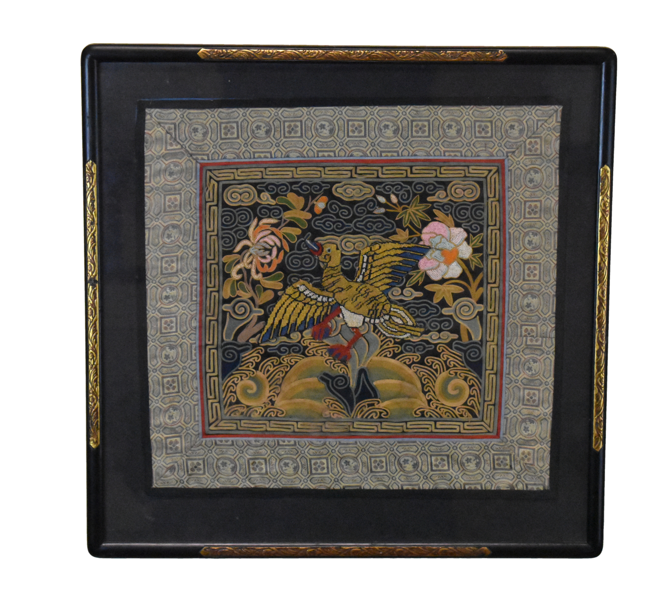 CHINESE FRAMED EMBRODEIRY BUZI  33a810
