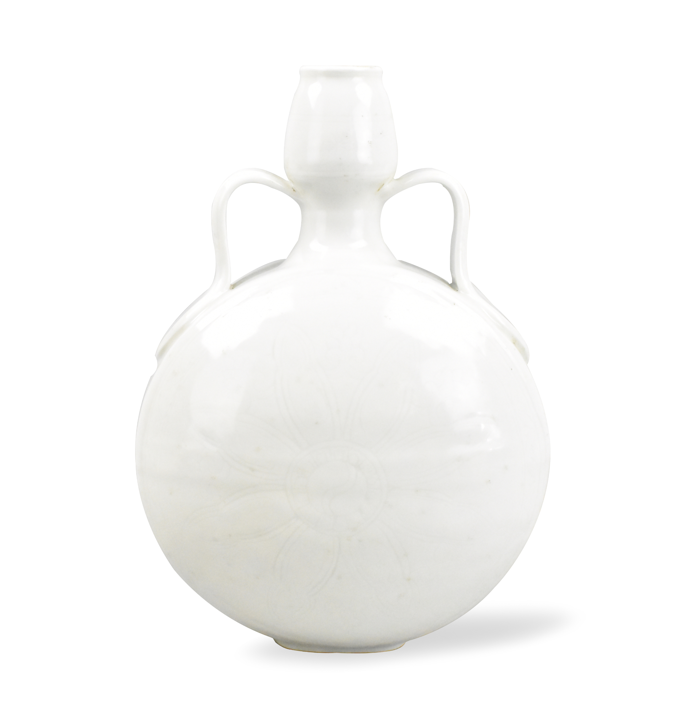 CHINESE WHITE GLAZED MOONFLASK 33a87f