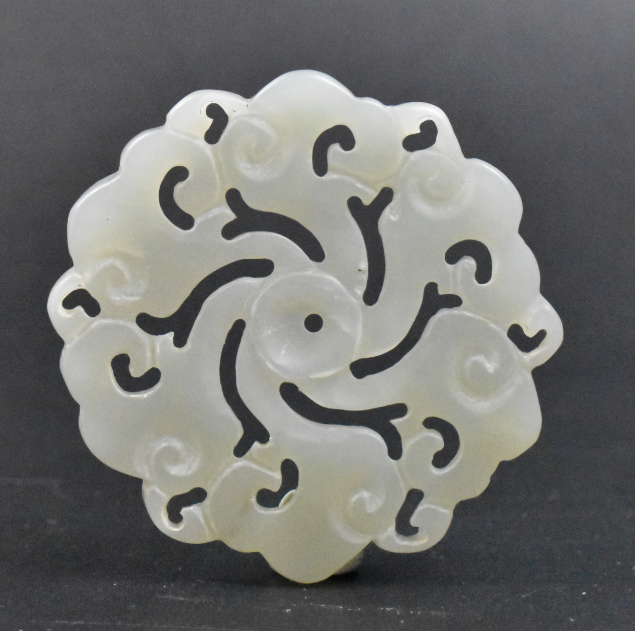 CHINESE JADE CARVED PLAQUE, 19TH