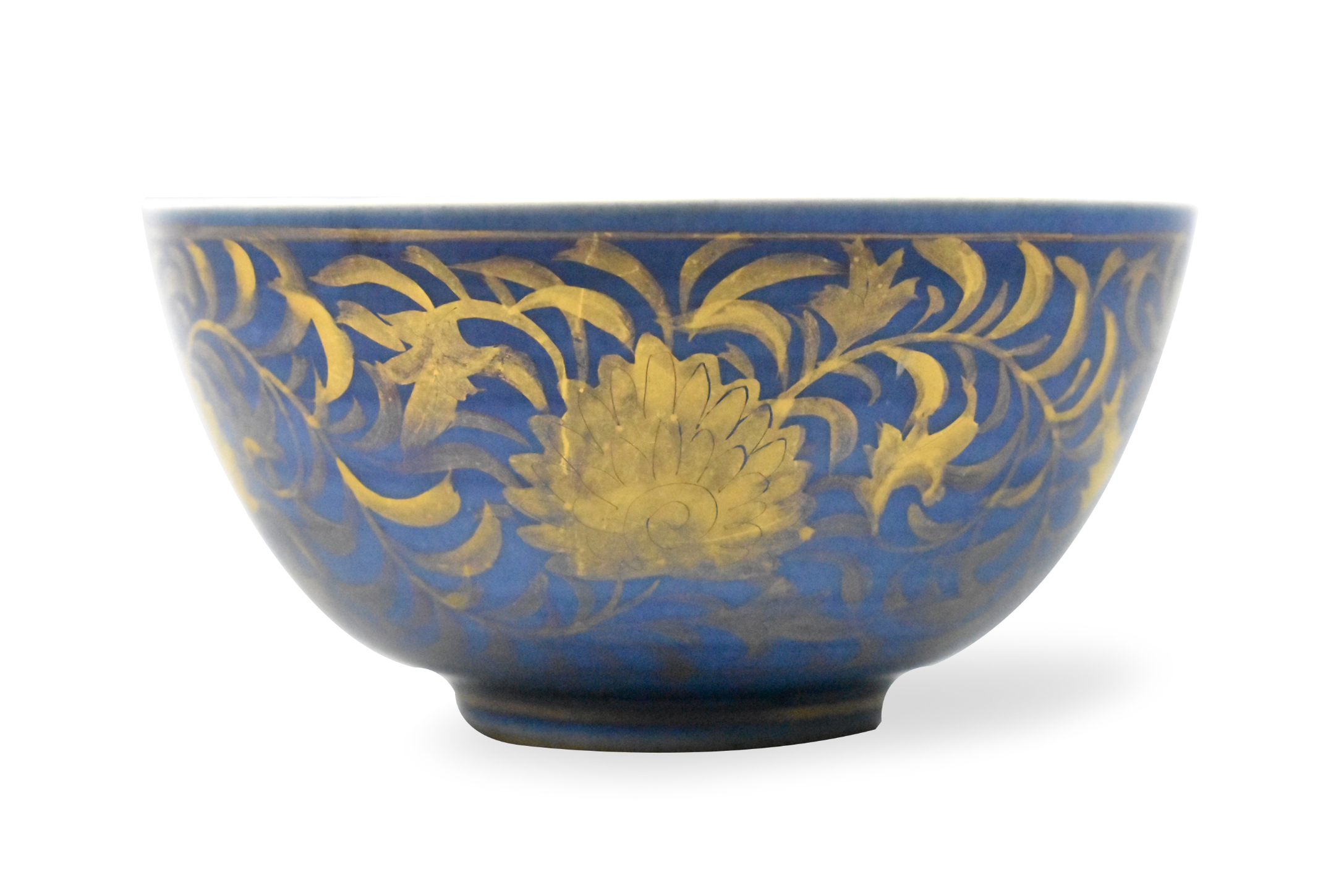 CHINESE GILT BLUE GROUND B W 33a95f