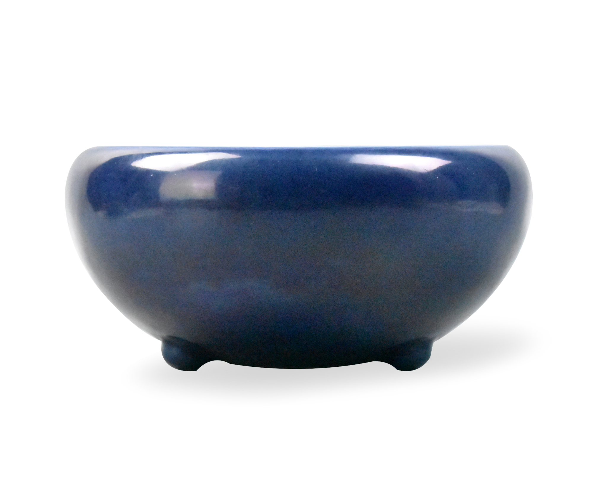 CHINESE BLUE GLAZED TRIPOD CENSER  33a960