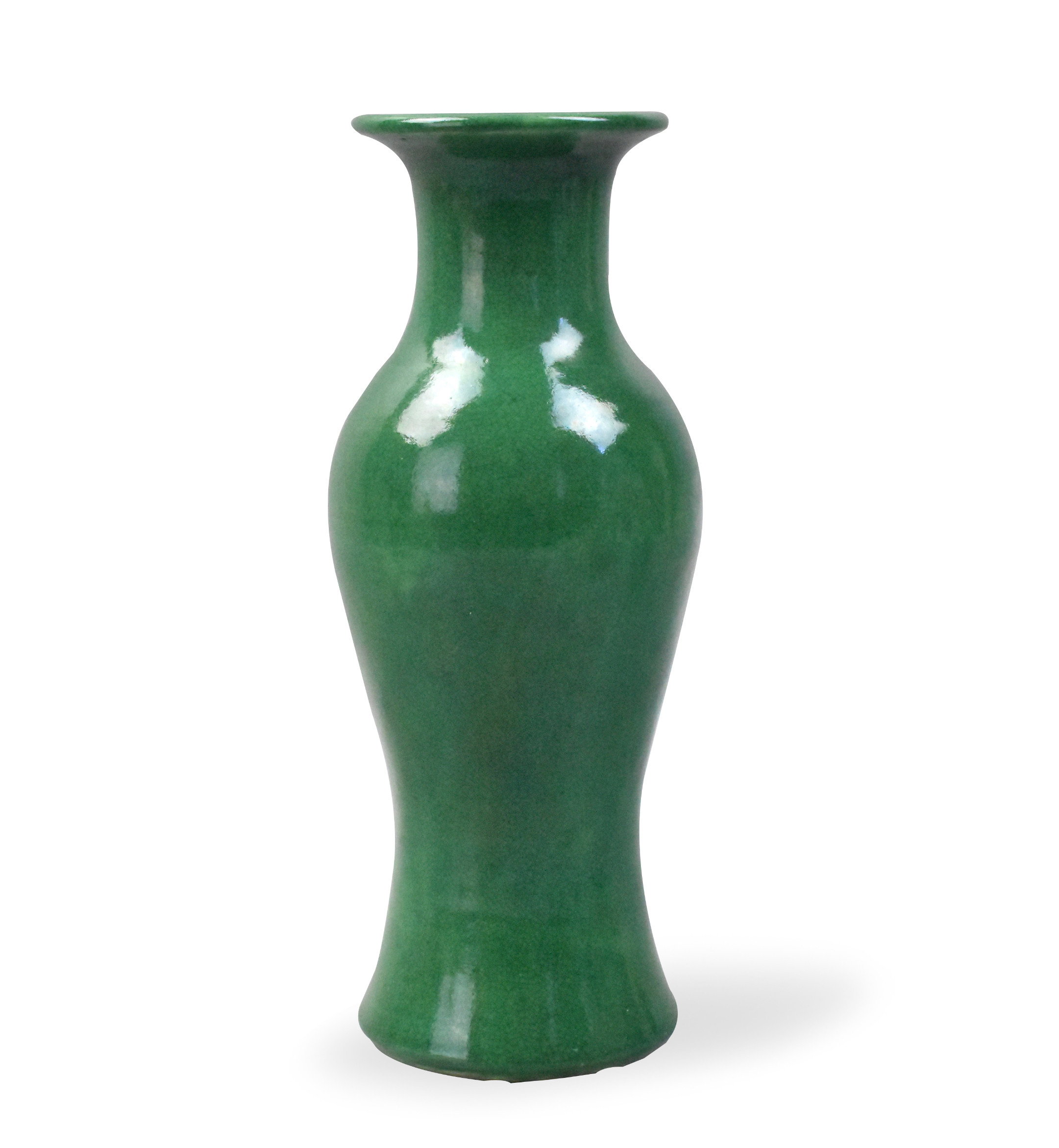 CHINESE GE TYPE GREEN GLAZED VASE  33a961