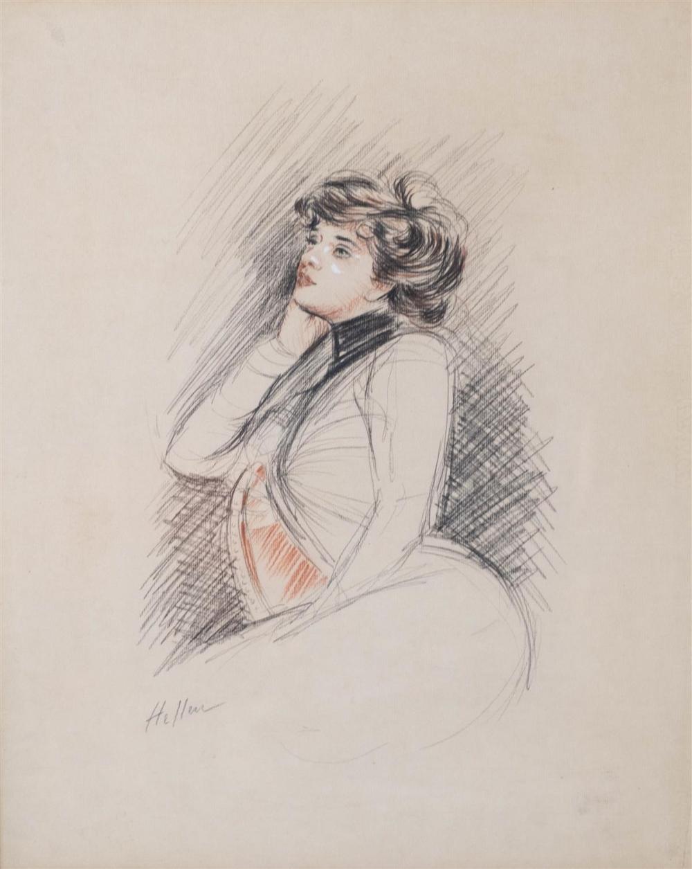 PAUL CESAR HELLEU FRENCH 1859 1927  33a9cc