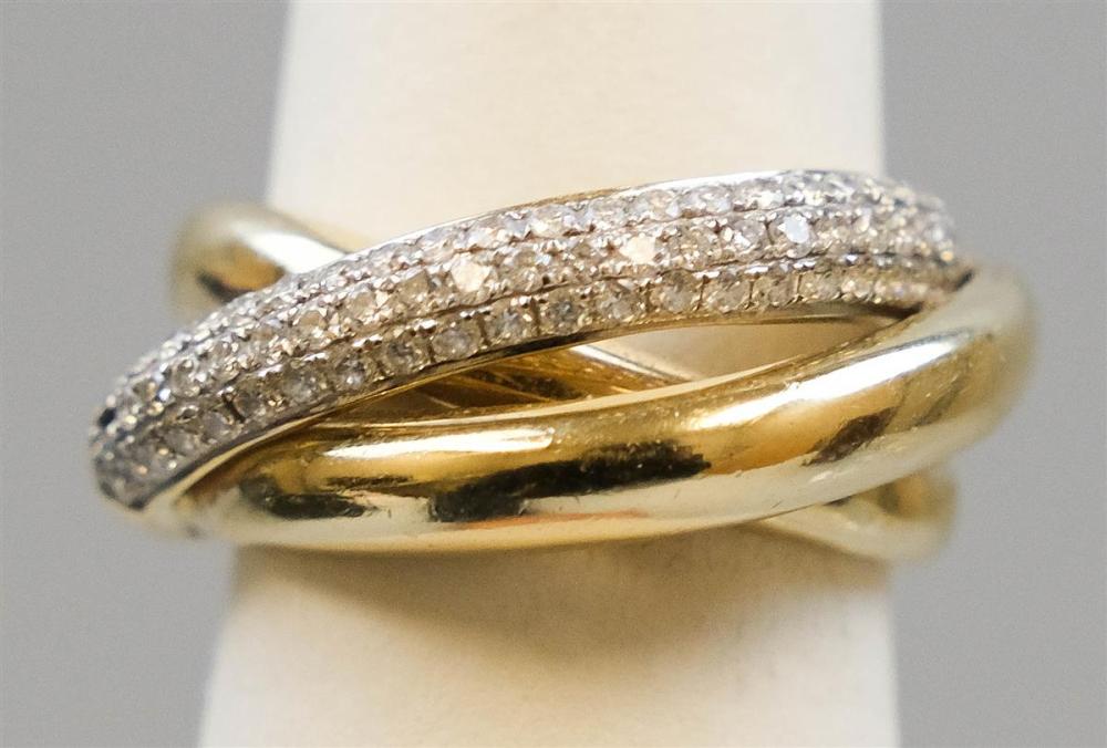 14K YELLOW GOLD DIAMOND RING14K 33aa18