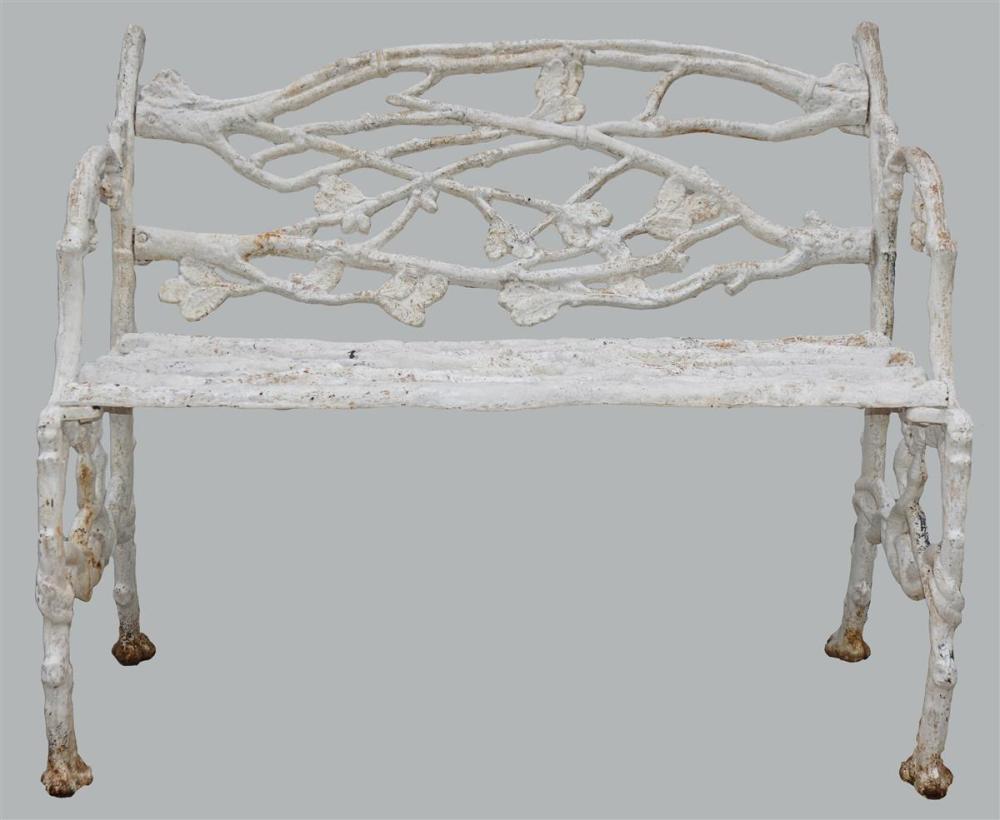 CAST IRON SERPENT AND TWIG BENCH  33aad3