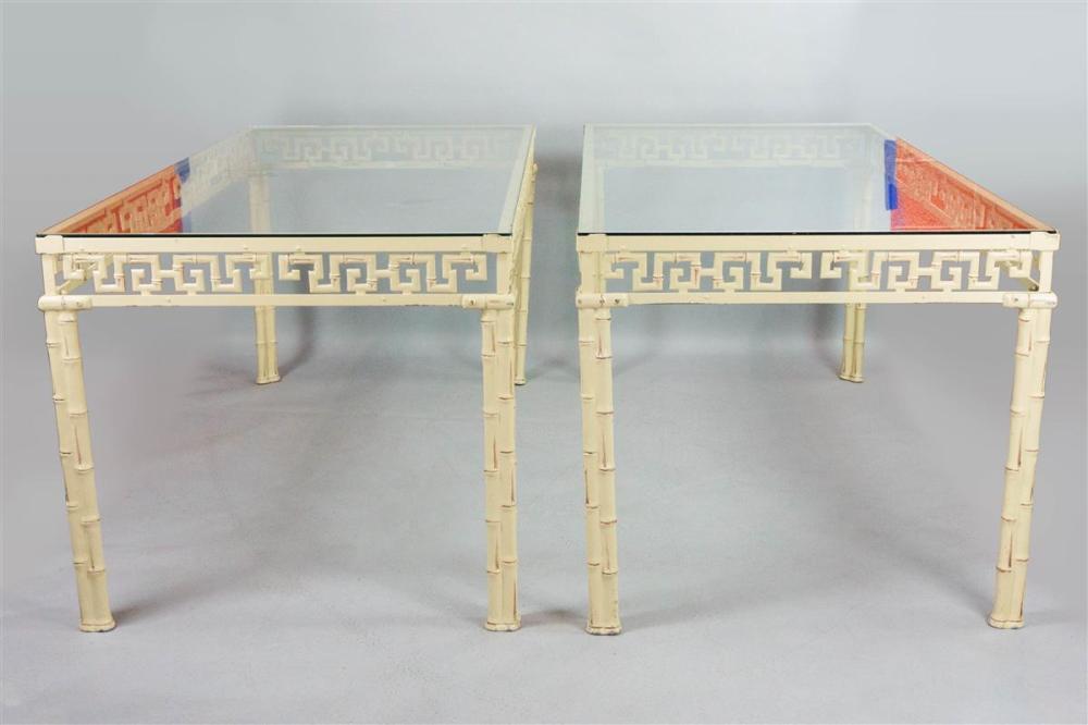 PAIR OF CHINESE CHIPPENDALE BAMBOO 33ab15