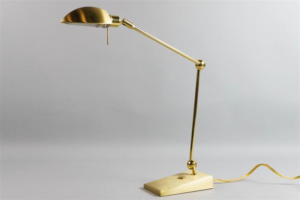 CONTEMPORARY BRUSHED BRASS ADJUSTABLE