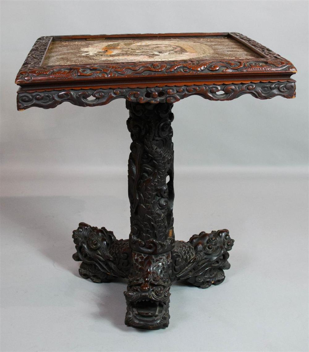CHINESE EXPORT TILT TOP TABLE,