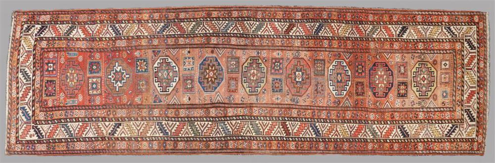 ANTIQUE KAZAK WOOL RUNNERANTIQUE 33ab9f