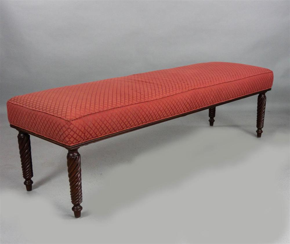 CLASSICAL STYLE MAHOGANY UPHOLSTERED 33abe3