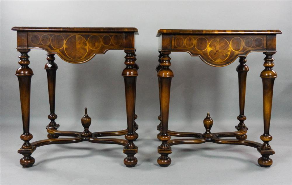 PAIR OF BAROQUE STYLE MARQUETRY 33abf8