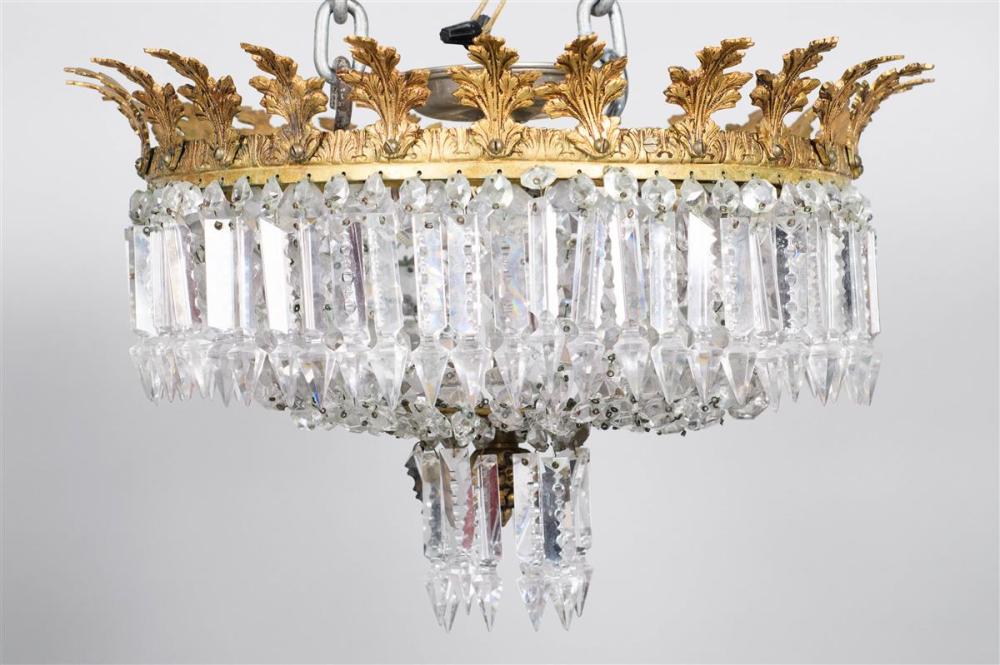 NEOCLASSICAL STYLE GILT METAL AND