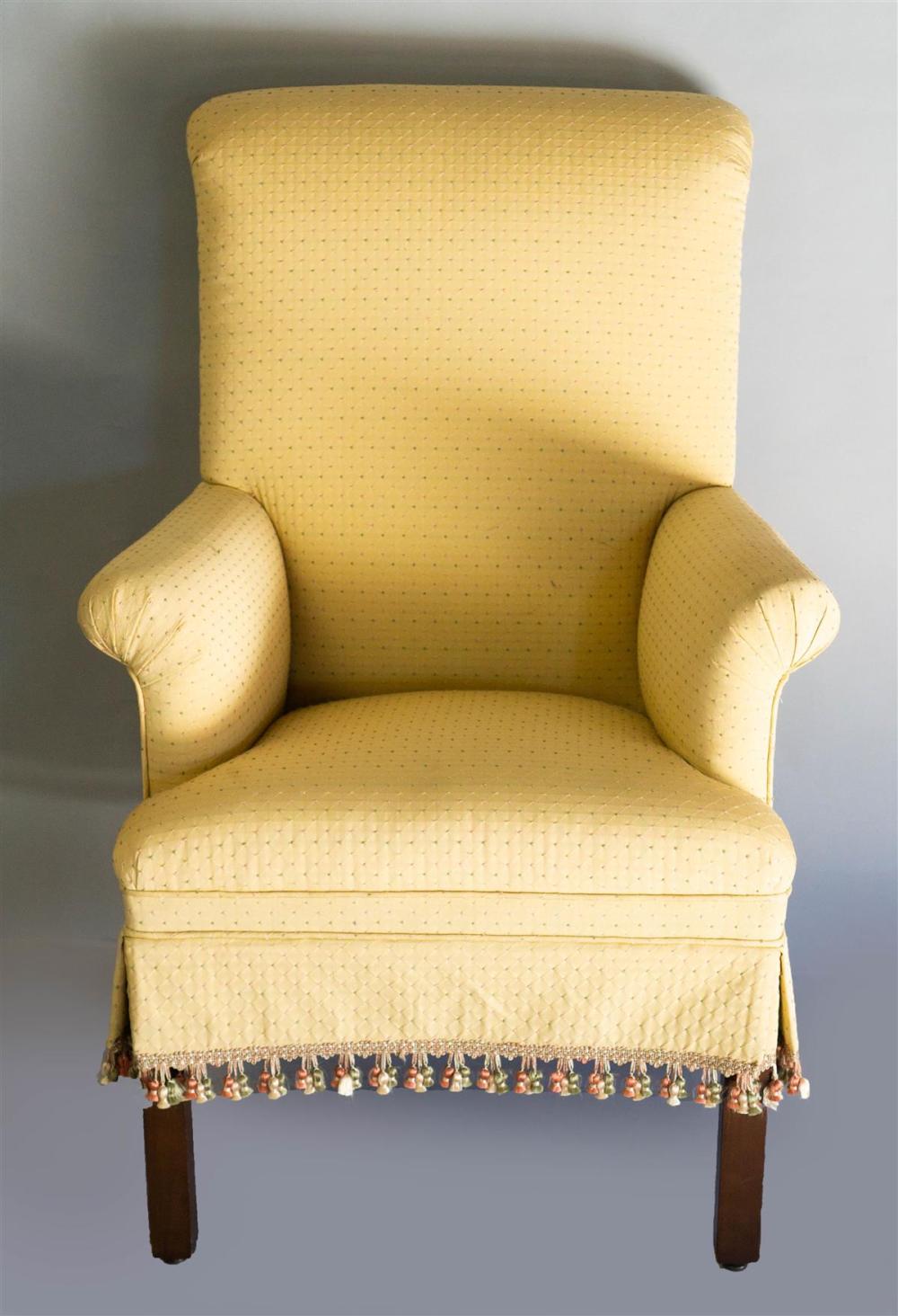 GEORGE III STYLE UPHOLSTERED ARMCHAIRGEORGE 33ac9a