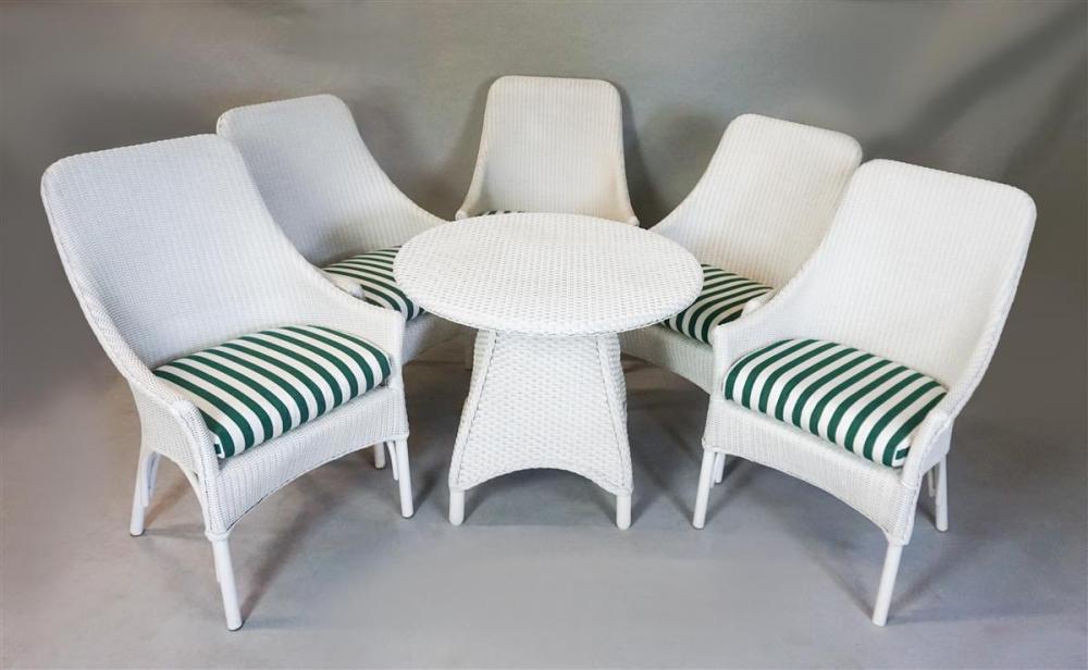 SIX-PIECE SUITE OF CONTEMPORARY WHITE