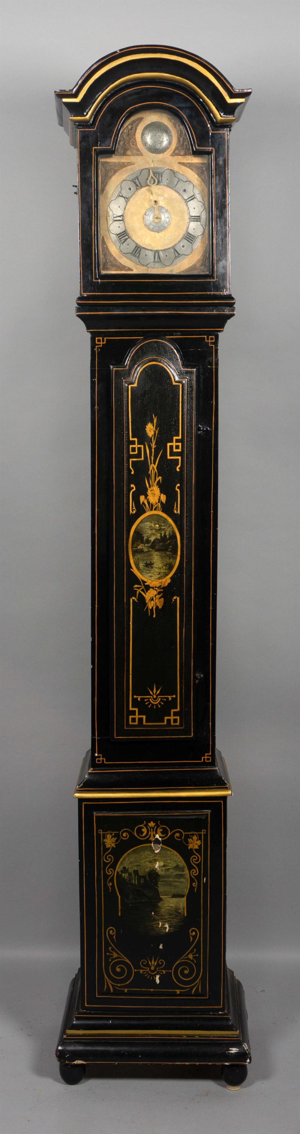 VICTORIAN BLACK LACQUER AND PARCEL GILT 33ad61