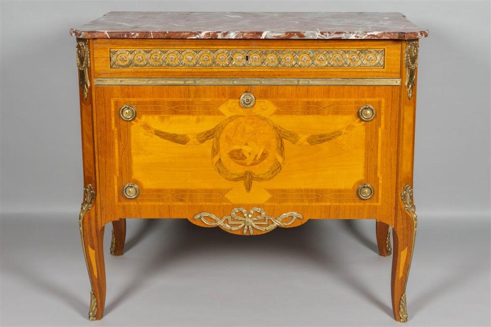 LOUIS XV STYLE MARQUETRY FRUITWOOD