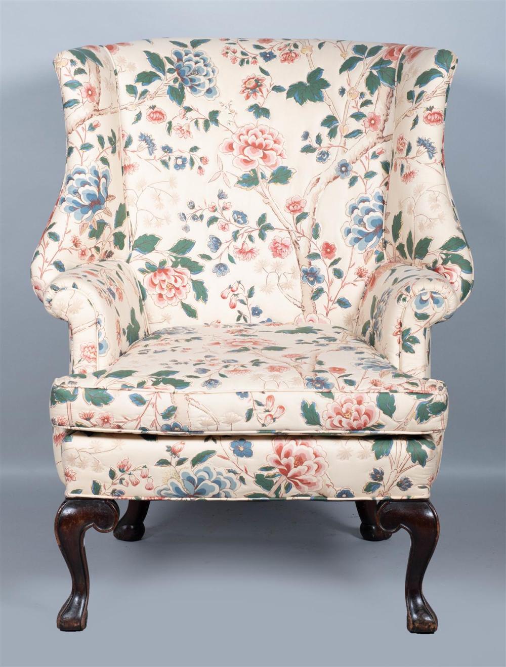QUEEN ANNE STYLE WING CHAIRQUEEN 33ad92