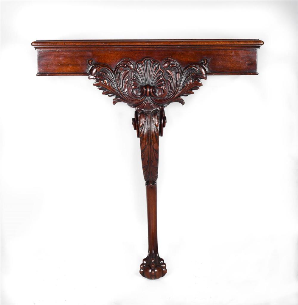 GEORGE III STYLE MAHOGANY CONSOLE