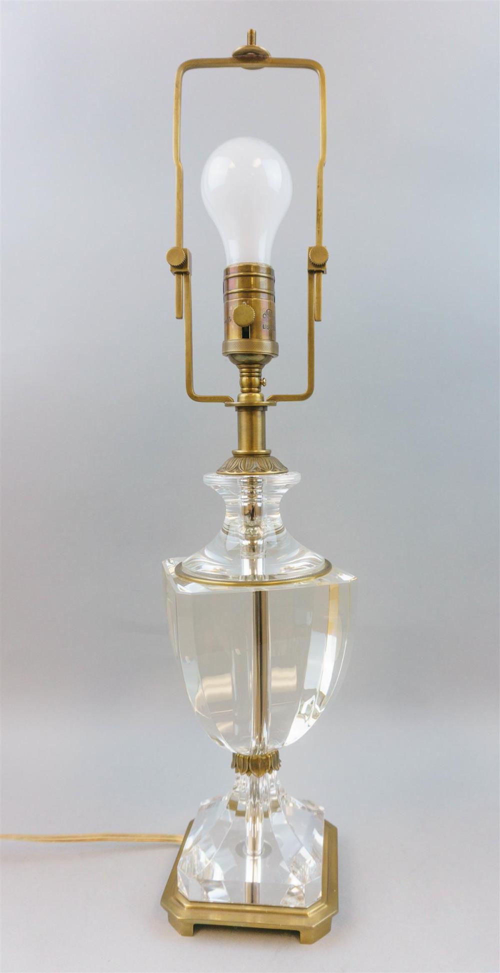 NEOCLASSICAL STYLE URN FORM BRASS AND