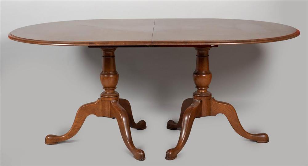QUEEN ANNE STYLE MAHOGANY DOUBLE
