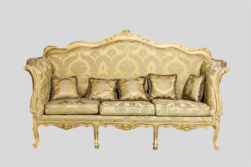 LOUIS XV STYLE GOLD PAINTED THREE 33ae28