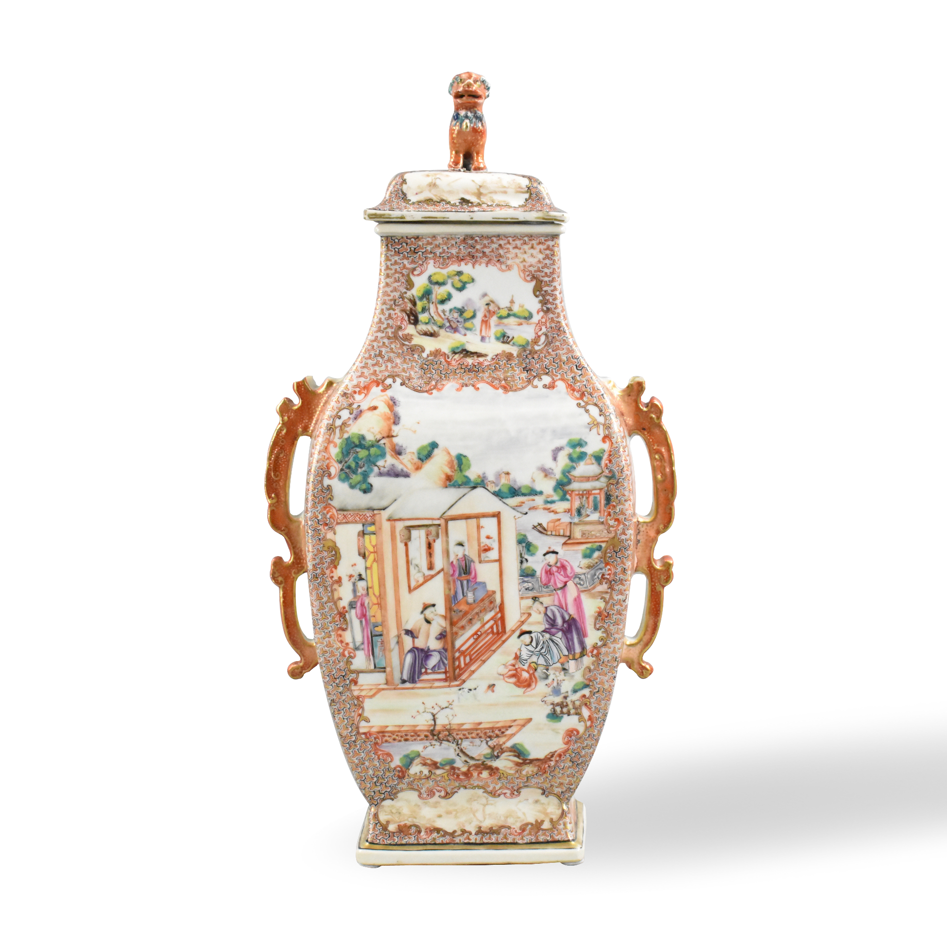 CHINESE ROCKEFELLER ENAMELED COVERED 33ae6e